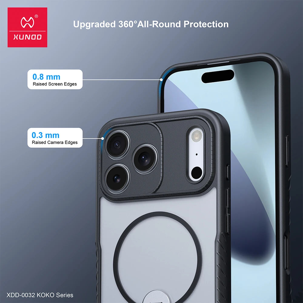 Kickstand,360° Hülle Fully für iPhone 17 Pro Max 17 Pro 17