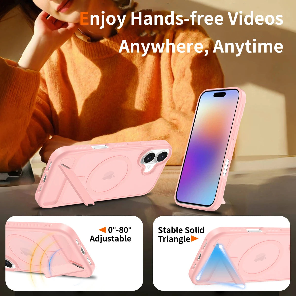 Luxury Transparent Matt Hart Hülle für iPhone 17
