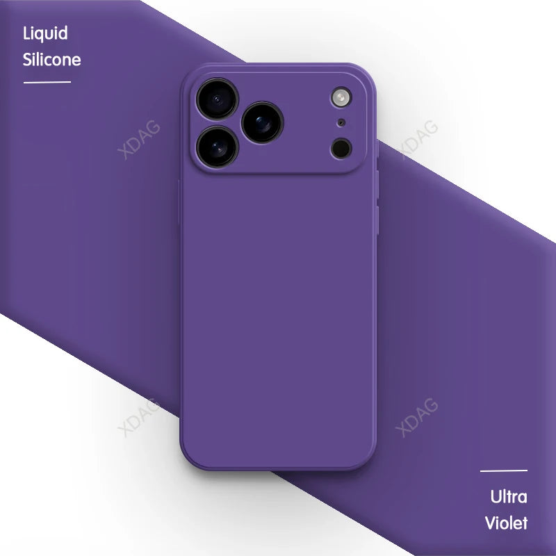 Liquid Silikon Phone Hülle für iPhone 17 Pro Max Air