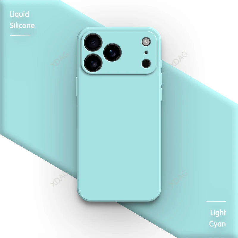 Liquid Silikon Phone Hülle für iPhone 17 Pro Max Air