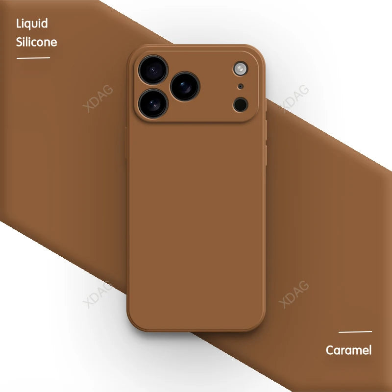 Liquid Silikon Phone Hülle für iPhone 17 Pro Max Air