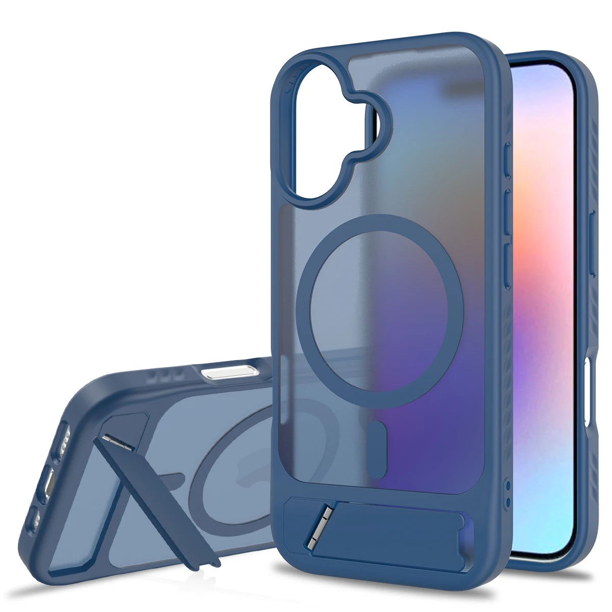 Luxury Transparent Matt Hart Hülle für iPhone 17