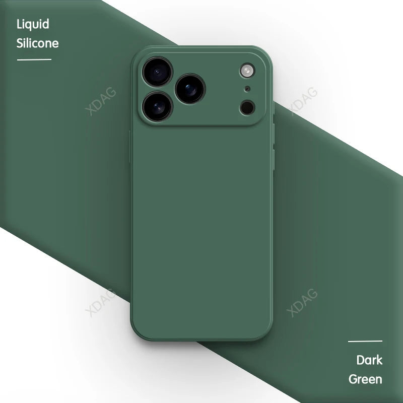 Liquid Silikon Phone Hülle für iPhone 17 Pro Max Air