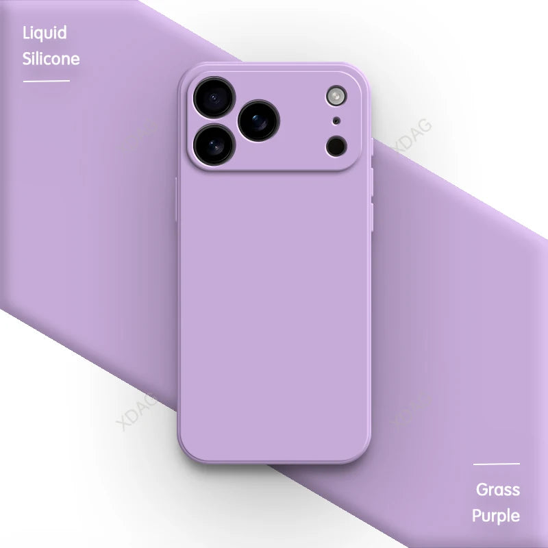 Liquid Silikon Phone Hülle für iPhone 17 Pro Max Air