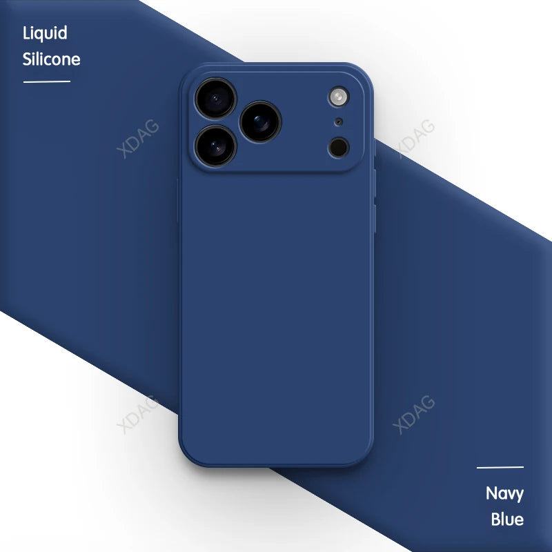 Liquid Silikon Phone Hülle für iPhone 17 Pro Max Air