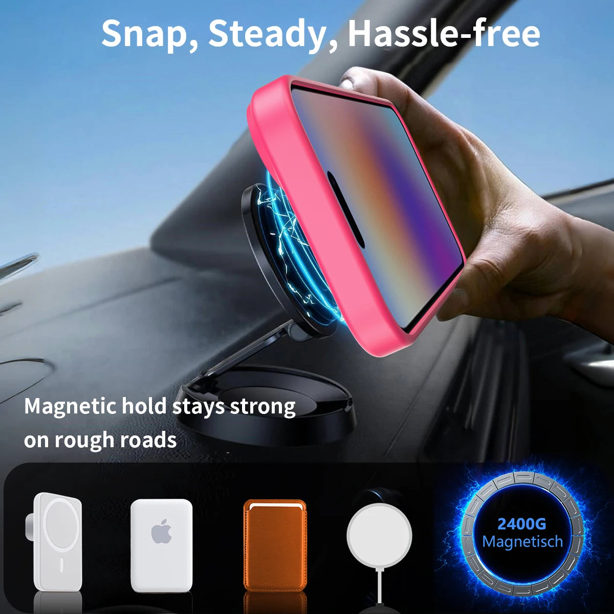 Luxury Transparent Matt Hart Hülle für iPhone 17