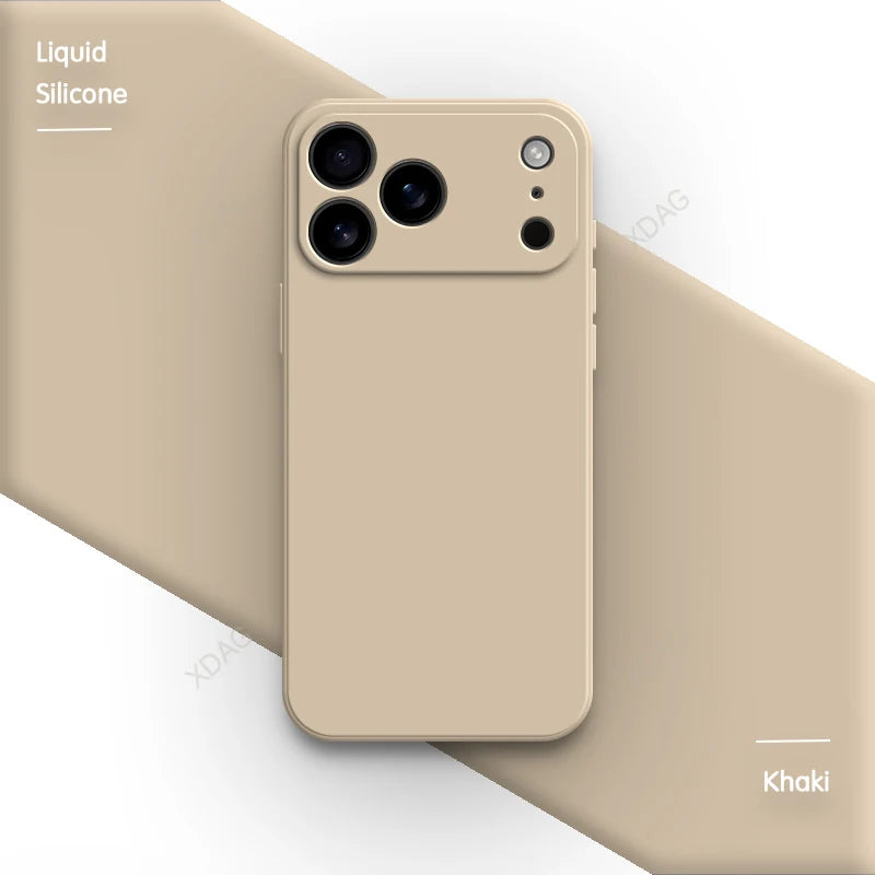 Liquid Silikon Phone Hülle für iPhone 17 Pro Max Air
