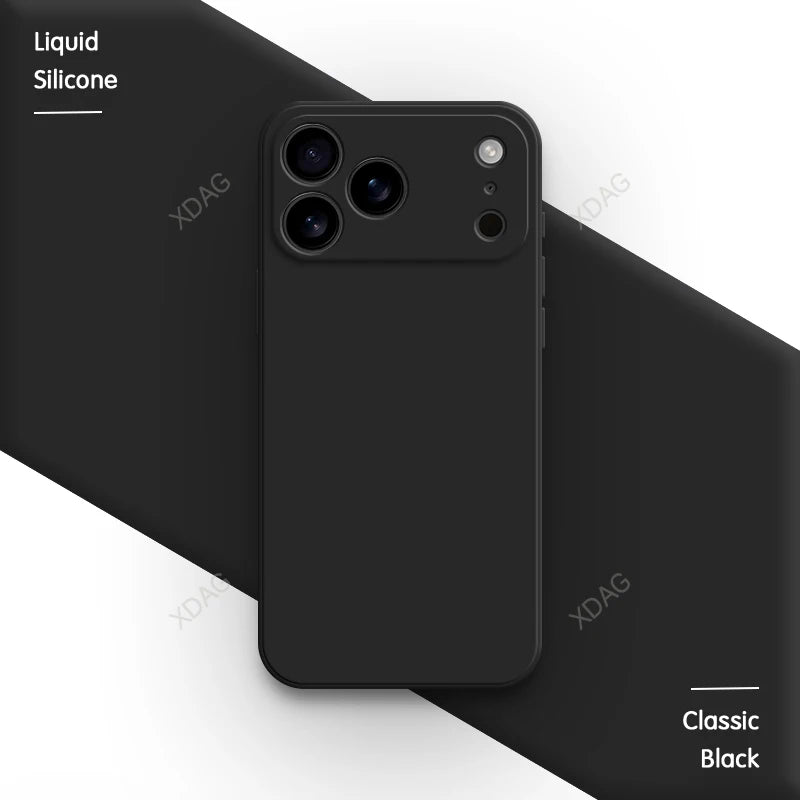 Liquid Silikon Phone Hülle für iPhone 17 Pro Max Air