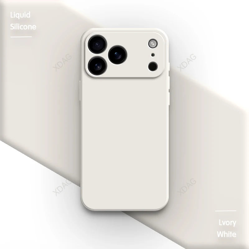 Liquid Silikon Phone Hülle für iPhone 17 Pro Max Air