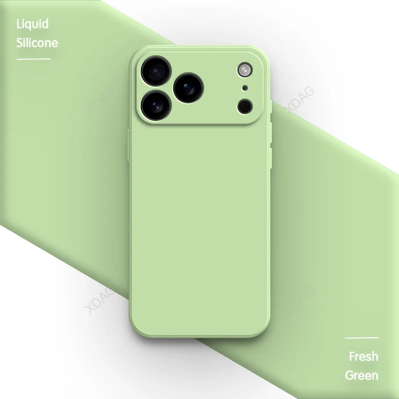 Liquid Silikon Phone Hülle für iPhone 17 Pro Max Air