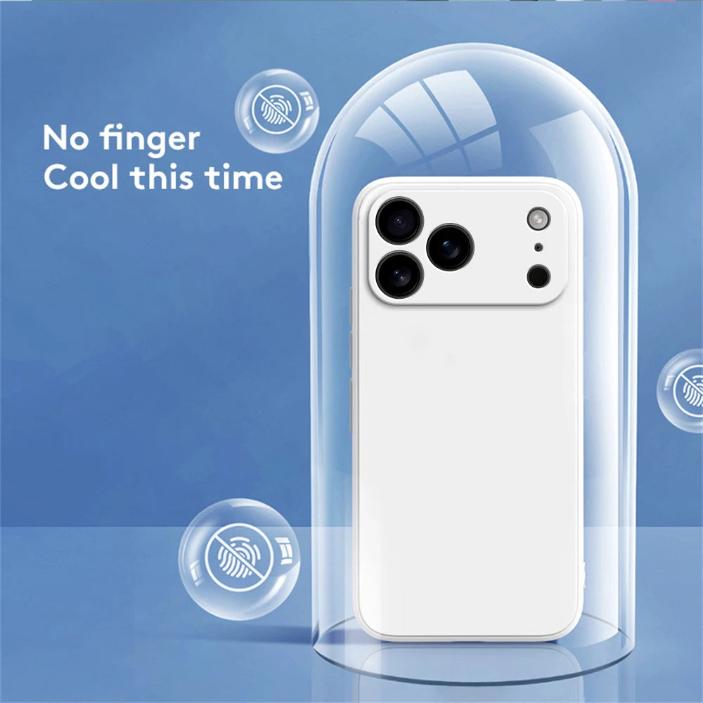 Liquid Silikon Phone Hülle für iPhone 17 Pro Max Air