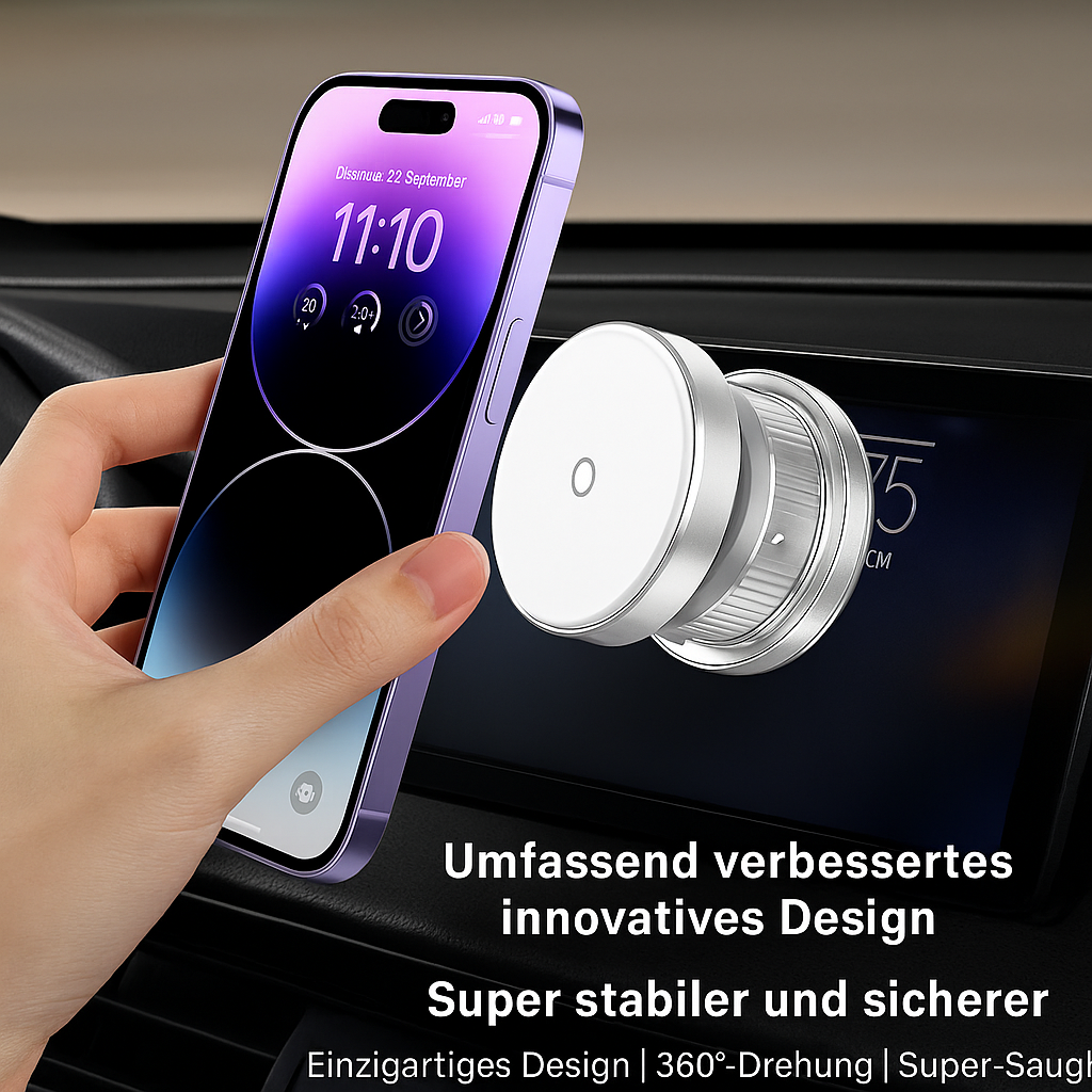 MagGrip - 360° Magnet-Saugnapf Handyhalte