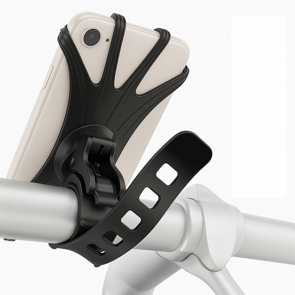 360° drehbarer Handy-Fahrrad- und Motorradhalter
