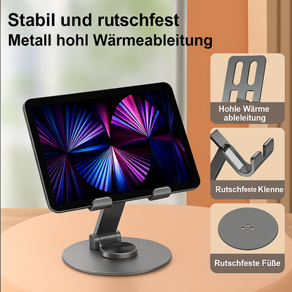 EdgeStand – 360° Metallhalter für Smartphone & Tablet