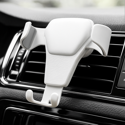 Selbstschließender Auto-Handyhalter – Leder-Look & 360° drehbar