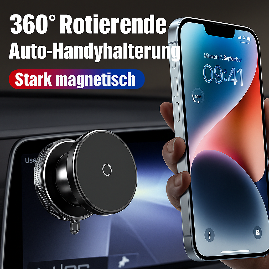 MagGrip - 360° Magnet-Saugnapf Handyhalte