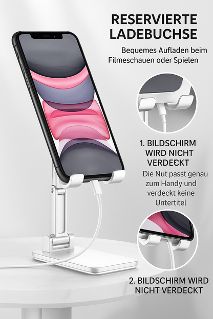 FlexDesk – Faltbarer Handyhalter mit Höhenverstellung