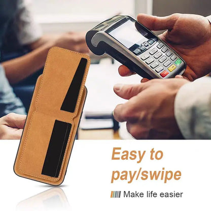 PocketShield – Leder-Look mit Kartenfach