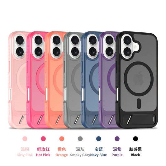 Luxury Transparent Matt Hart Hülle für iPhone 17