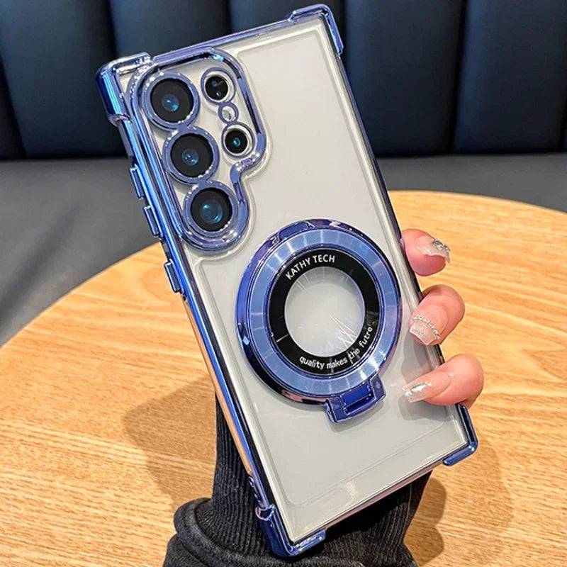 ClearGuard Ring – Transparente Hülle mit Magnetring