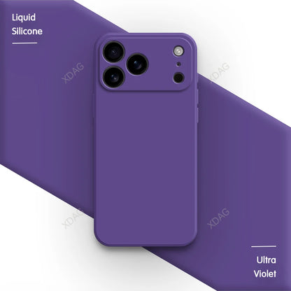 Liquid Silikon Phone Hülle für iPhone 17 Pro Max Air