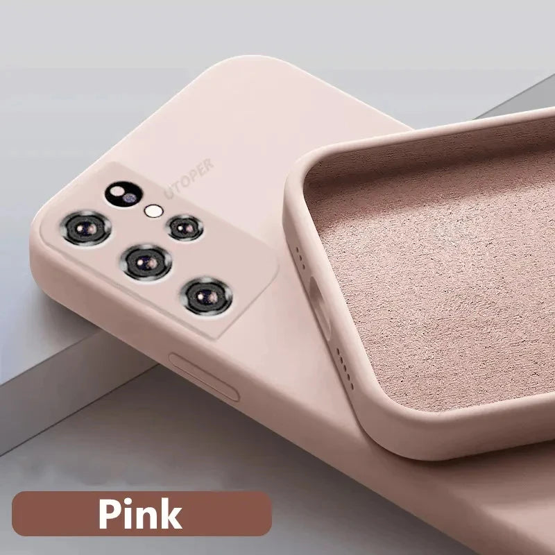 Weiche Samsung Schutzhülle aus Silikon – Dünn, Stoßfest, Kameraschutz