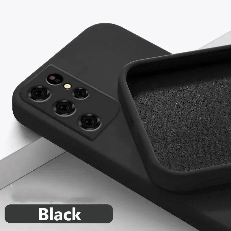 Weiche Samsung Schutzhülle aus Silikon – Dünn, Stoßfest, Kameraschutz