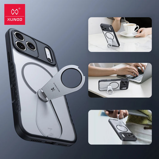Kickstand,360° Hülle Fully für iPhone 17 Pro Max 17 Pro 17