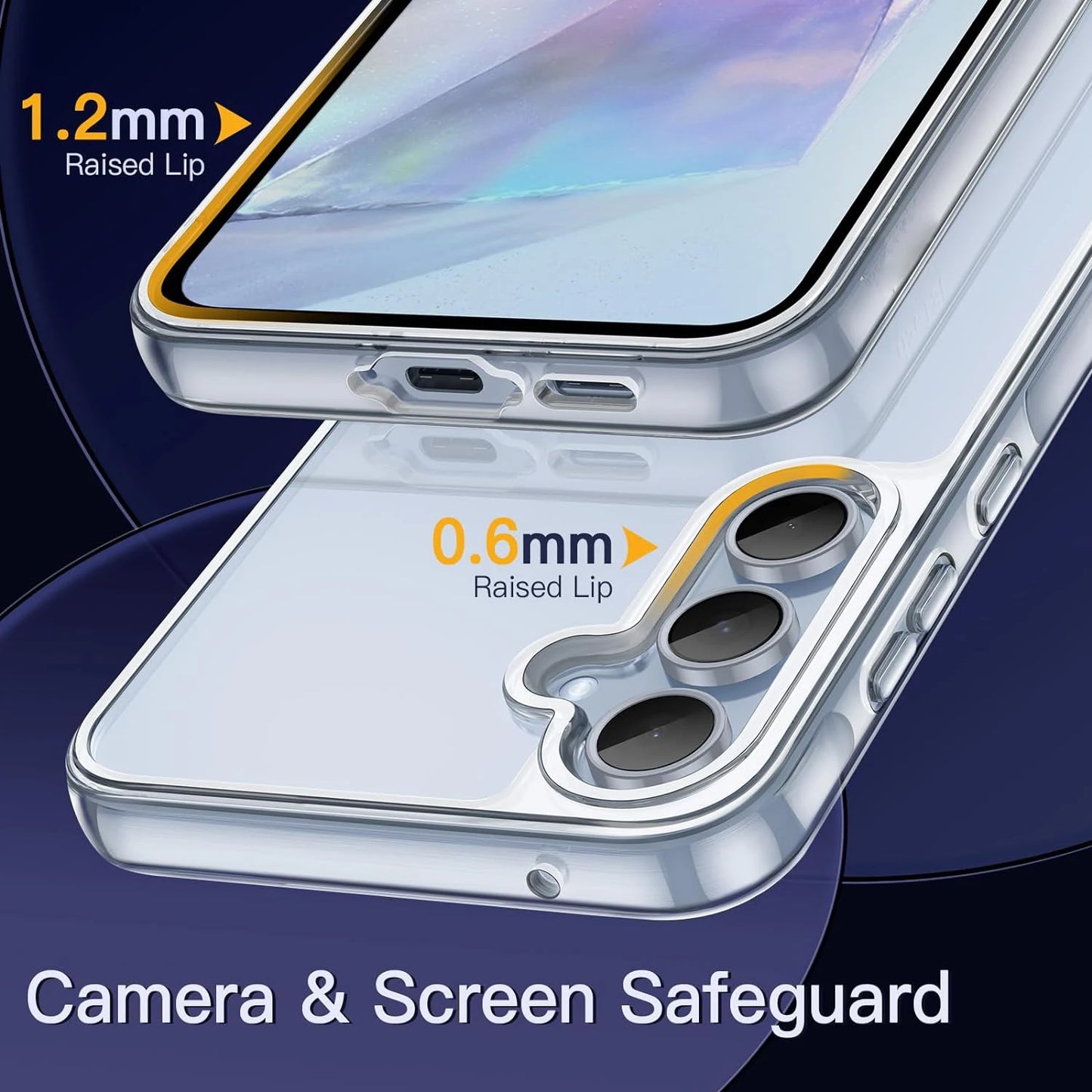 Klare, vergilbungsfreie Samsung Schutzhülle – Transparentes Slim Case