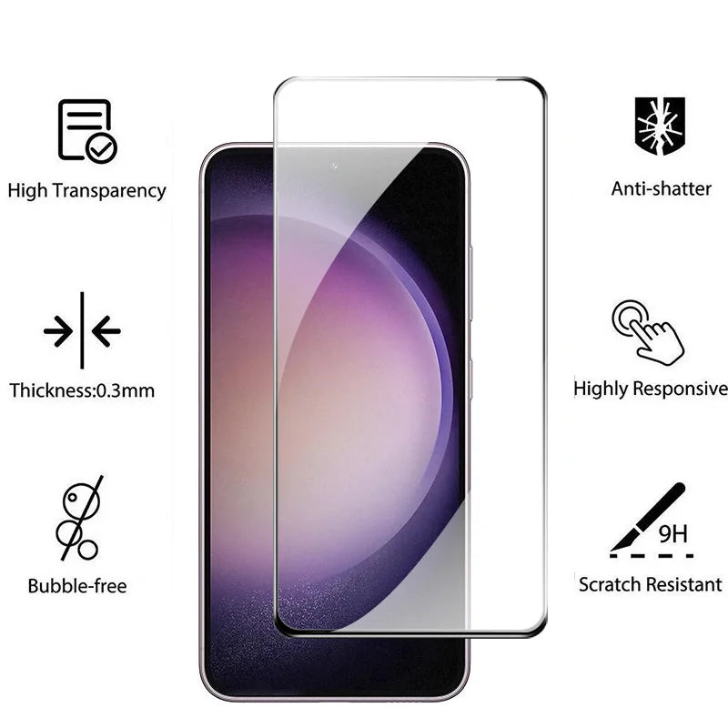 Samsung Panzerglas Displayfolie – Für Galaxy S20–S25 inkl. Ultra & FE – 5er Pack