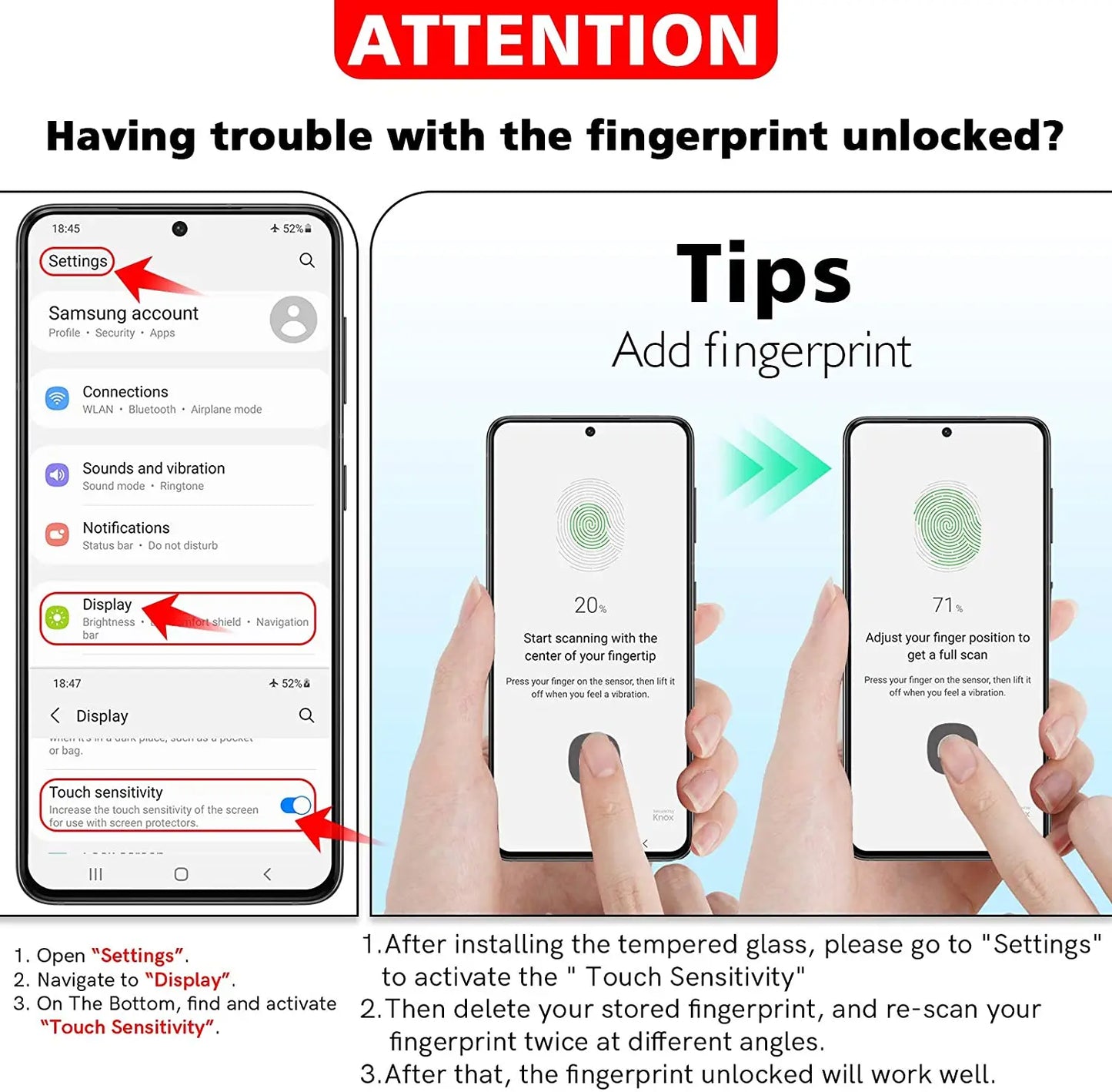 Samsung Panzerglas Displayfolie – Für Galaxy S20–S25 inkl. Ultra & FE – 5er Pack