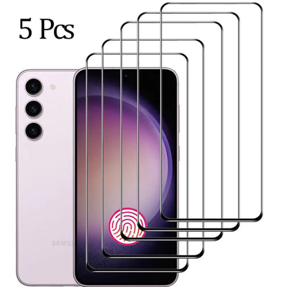 Samsung Panzerglas Displayfolie – Für Galaxy S20–S25 inkl. Ultra & FE – 5er Pack