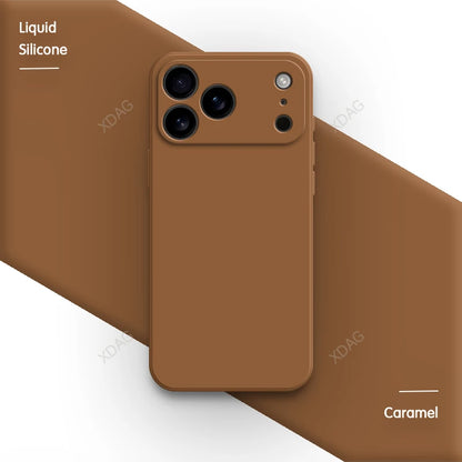Liquid Silikon Phone Hülle für iPhone 17 Pro Max Air