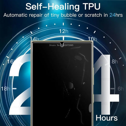 4x HD Hydrogel Schutzfolie für Samsung Galaxy S24 S23 S22 Ultra Plus – Weiche Displayschutzfolie, Vollabdeckung