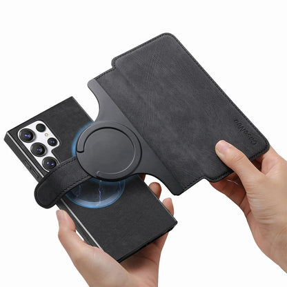 „Samsung Handyhülle Flip Wallet mit Magnetverschluss – Lederetui