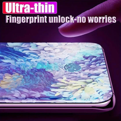 4x HD Hydrogel Schutzfolie für Samsung Galaxy S24 S23 S22 Ultra Plus – Weiche Displayschutzfolie, Vollabdeckung