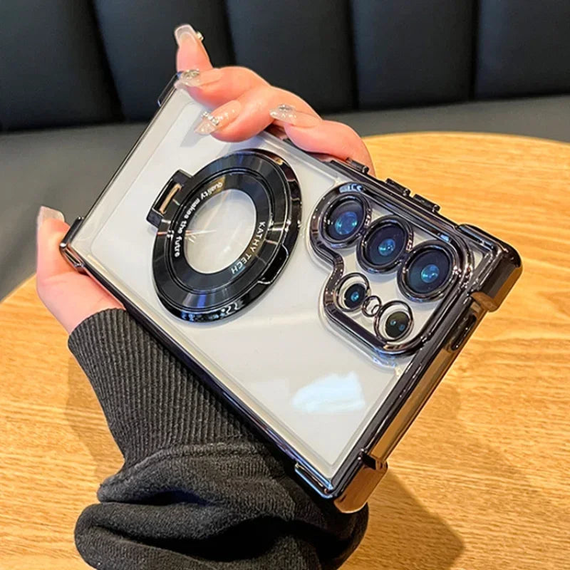 ClearGuard Ring – Transparente Hülle mit Magnetring