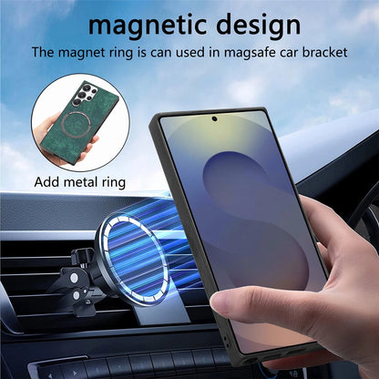 „Samsung Handyhülle Flip Wallet mit Magnetverschluss – Lederetui