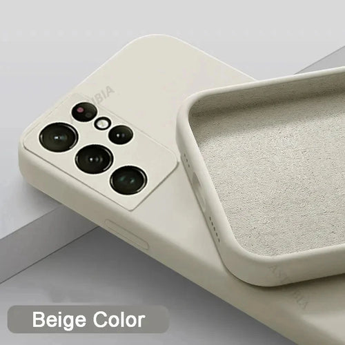 Weiche Samsung Schutzhülle aus Silikon – Dünn, Stoßfest, Kameraschutz