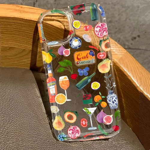 Summer Mood Case – Bunte Handyhülle mit Blumen, Früchten & Sprüchen für iPhone